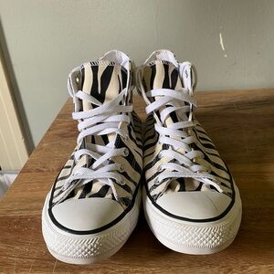 Converse Chuck Taylor All Star 70s Hi Zebra, colors: cream and black,9 US Men’s